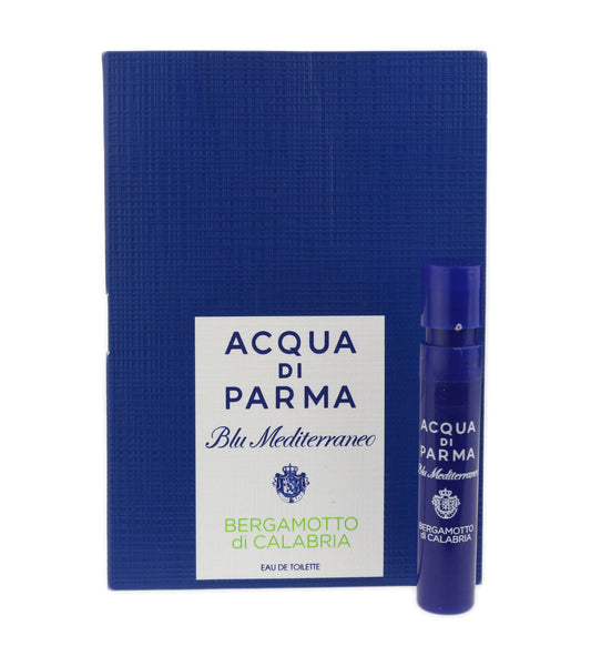 Acqua Di Parma Blu Mediterraneo Bergamotto di Calabria 1,2ml 0,04 fl. oz. officielle parfumeprøver, Acqua Di Parma Blu Mediterraneo Bergamotto di Calabria 1,2ml 0,04 fl. oz. duftprøve, Acqua Di Parma Blu Mediterraneo Bergamotto di Calabria 1,2ml 0,04