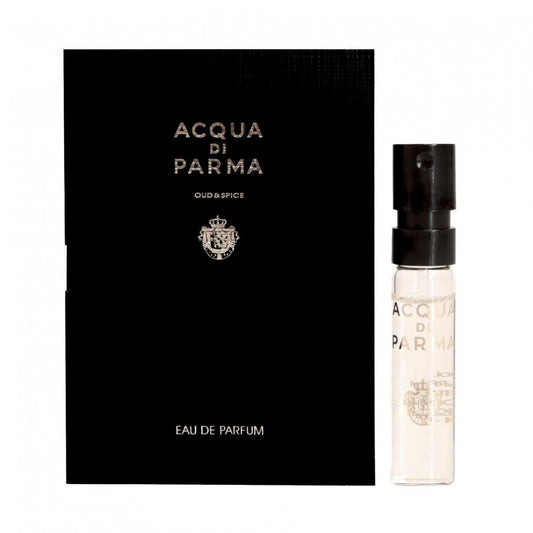 Acqua Di Parma Oud & Spice 1,5 ml 0,05 fl.oz. officielle parfumeprøver, Acqua Di Parma Oud & Spice 1.5ml 0.05fl.oz. officielle duftprøver