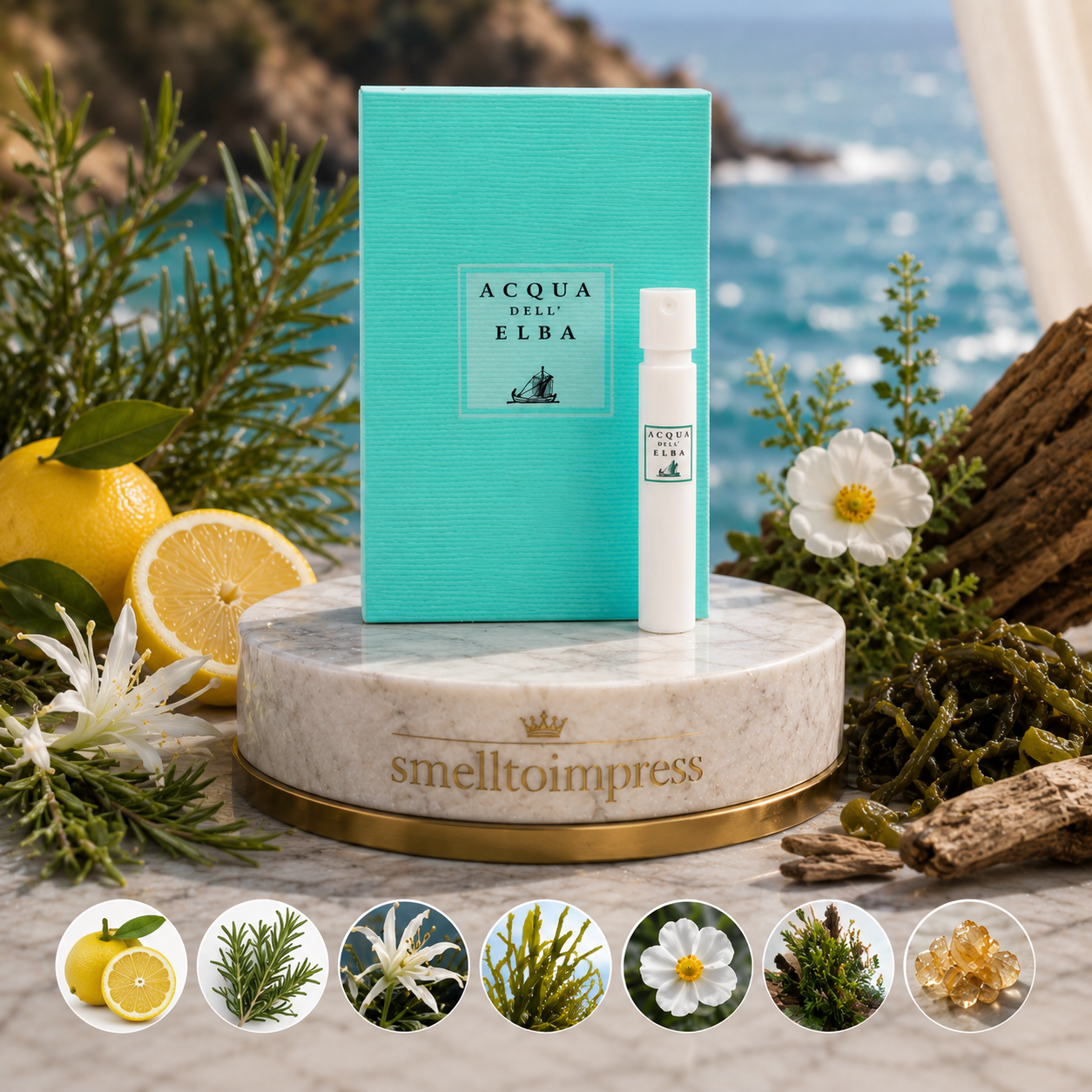 Akva del Elba Home Mare officiel parfumeprøve 1,2 ml 0,04 fl. oz.