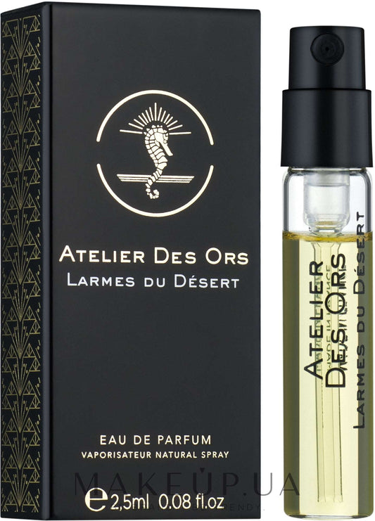 Atelier Des Ors Larmes du Desert 2,5ml 0,08 fl. oz. Officielle parfumeprøver