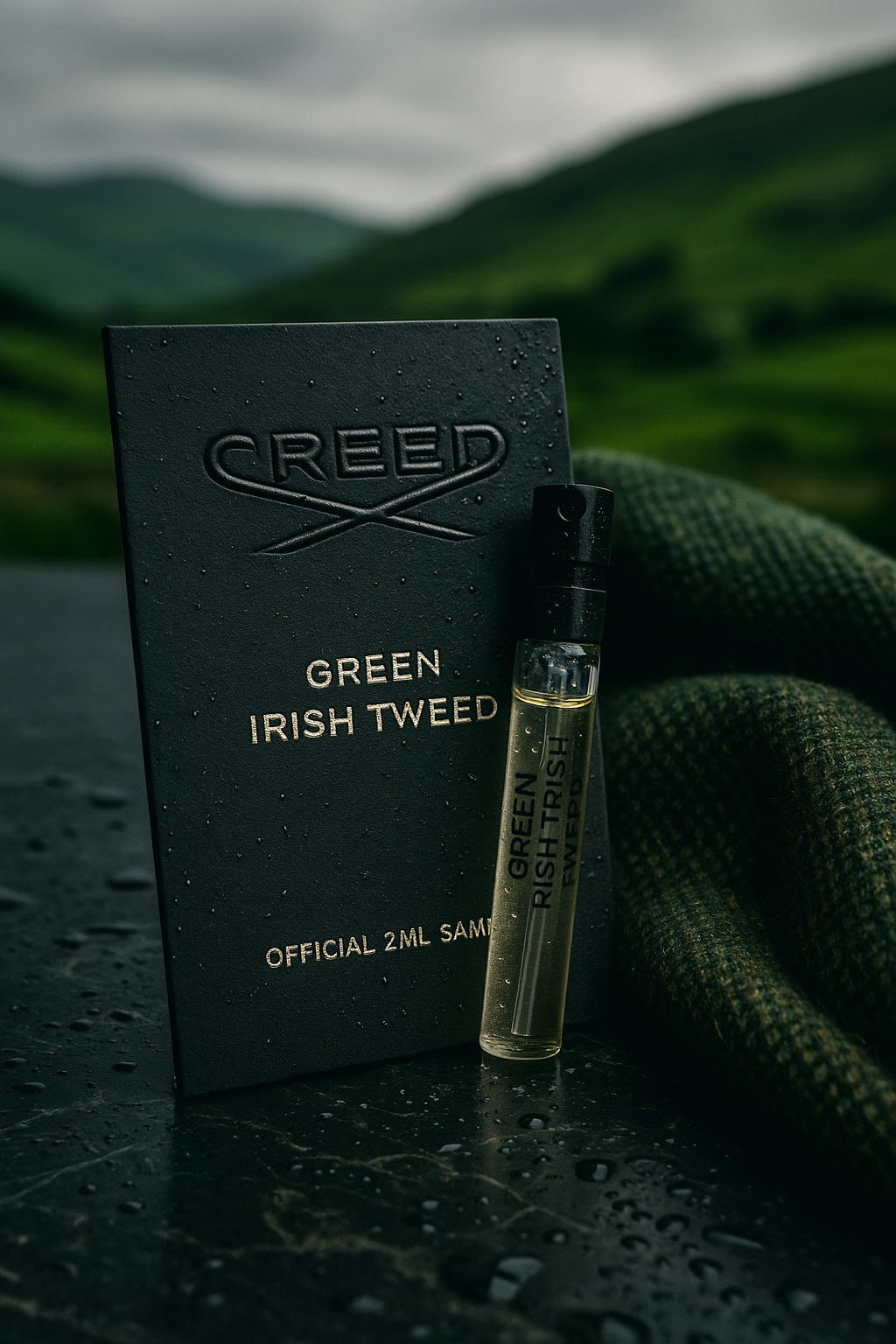 Creed Green Irish Tweed edp 2,0ml 0,08 fl. oz. officiel parfumeprøve parfumetester Creed Green Irish Tweed edp 2,0ml 0,08 fl. oz. officiel parfumeprøve parfumetester