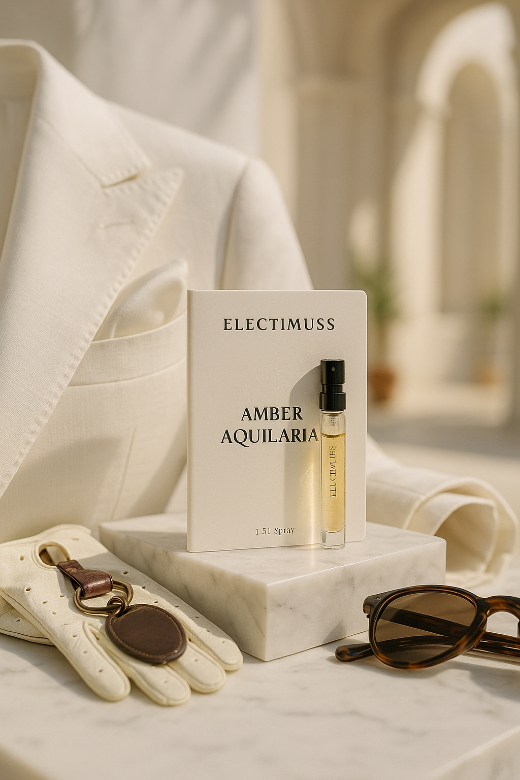 Electimuss London Amber Aquilaria 1,5ml 0,05 fl. oz. officiel parfumeprøve Electimuss London Amber Aquilaria 1,5ml 0,05 fl. oz. officiel parfumeprøve
