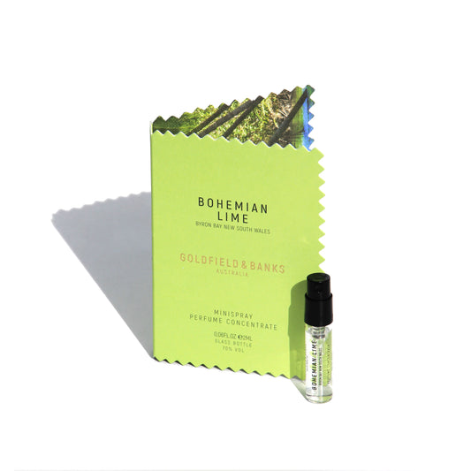 Goldfield and Banks Australia Bohemian Lime 2ml 0,06 fl. oz. officiel parfumeprøve