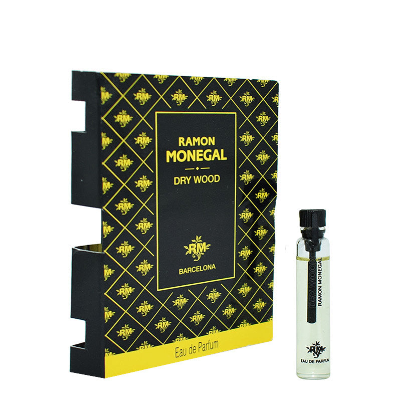 Ramon Monegal Dry Wood officiel parfumeprøve 2ml 0,06 fl.o.z. parfume tester
