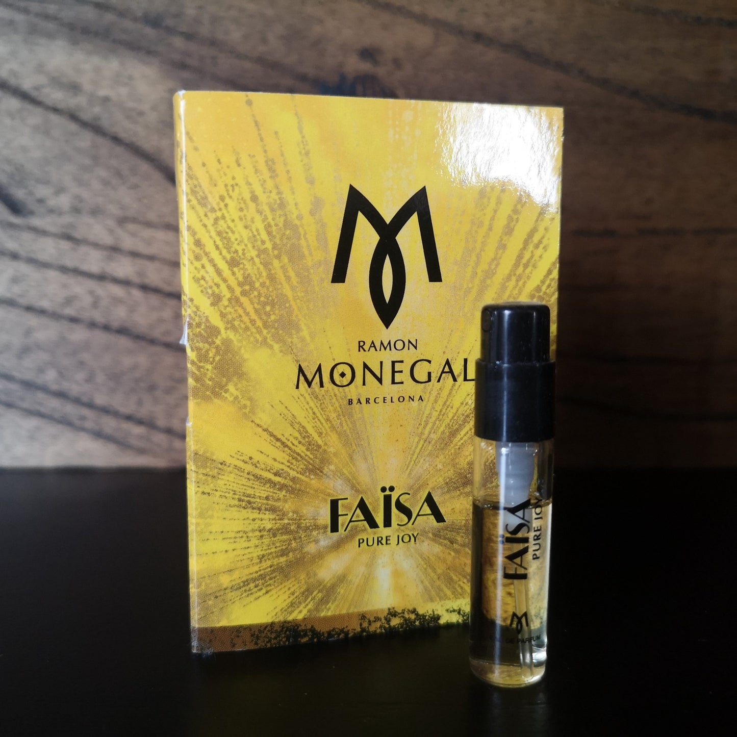 Ramon Monegal Faisa Pure Joy officiel parfumeprøve 2ml 0,06 fl.o.z. parfume tester