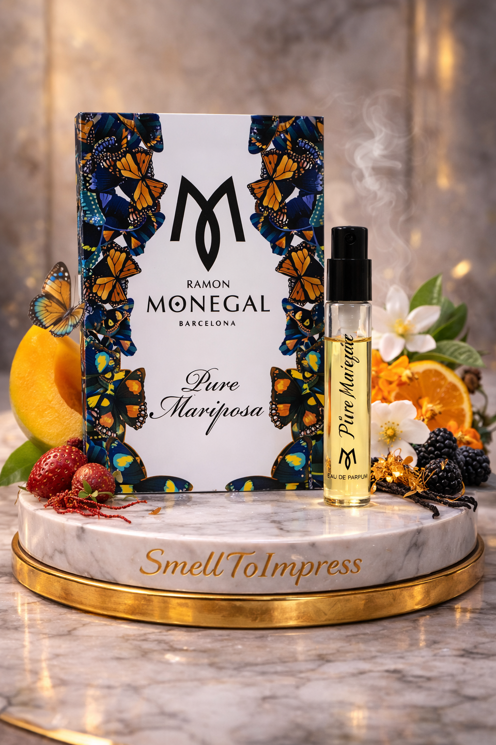 Ramon Monegal Pure Mariposa 2 ml 0,06 fl. oz. officiel parfumeprøve tester