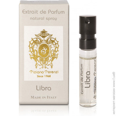 TIZIANA TERENZI Libra Extrait de parfum 0.05 OZ 1.5 ML official perfume sample perfume tester TIZIANA TERENZI Libra Extrait de parfum 0.05 OZ 1.5 ML official perfume sample perfume tester