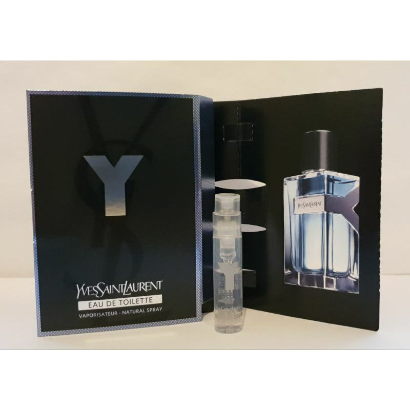 Yves Saint Laurent Y Eau de Toilette 1,2 ml 0,04 oz. officiel parfumeprøve parfumetester Yves Saint Laurent Y Eau de Toilette 1,2 ml 0,04 oz. officiel parfumeprøve parfumetester