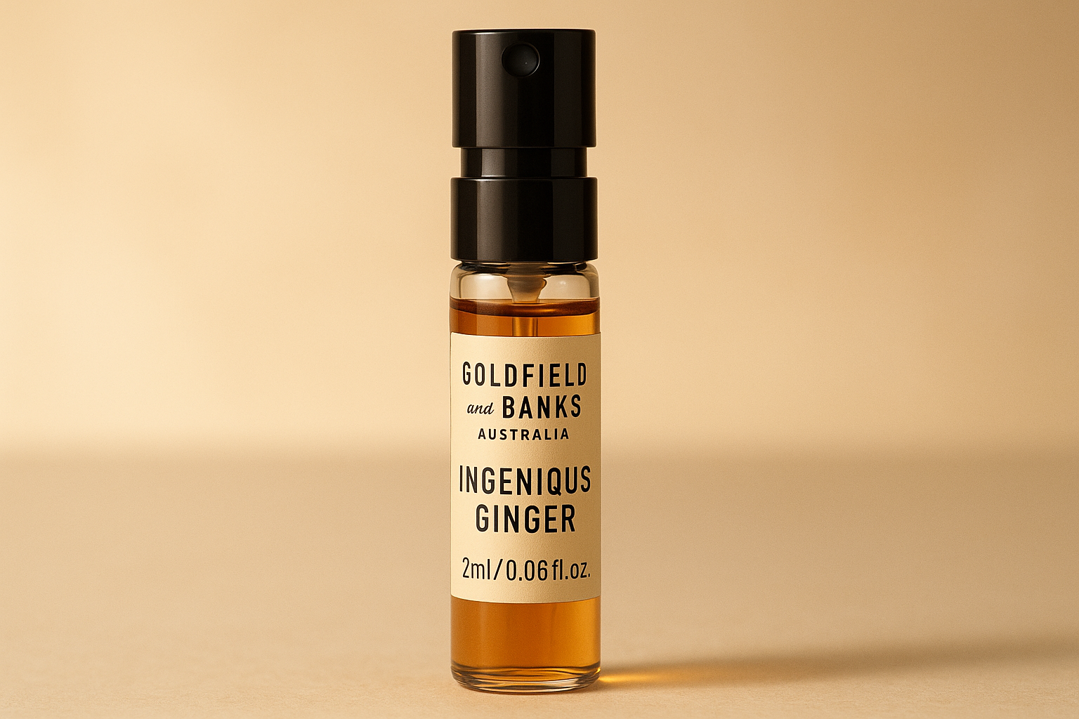 Goldfield and Banks Australia Genial Ginger 2ml 0,06 fl. oz. officiel parfumeprøve Goldfield and Banks Australia Genial Ginger 2ml 0,06 fl. oz. officiel parfumeprøve