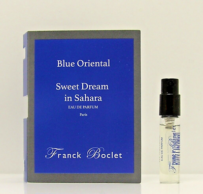officiel parfumeprøve af Franck Boclet Sweet Deam i Sahara 1,5 ml 0,54 o.z.