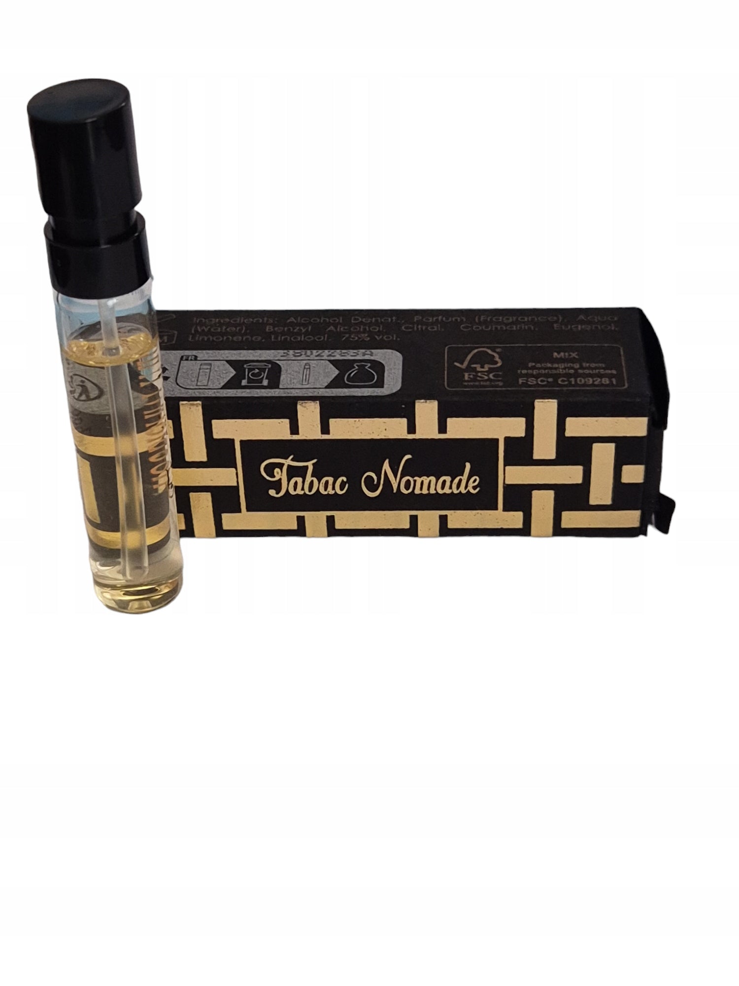 officiel parfumeprøve af Houbigant Paris Tabac Nomade 2ml 0,06 fl. oz. officiel parfumeprøve af Houbigant Paris Tabac Nomade 2ml 0,06 fl. oz.