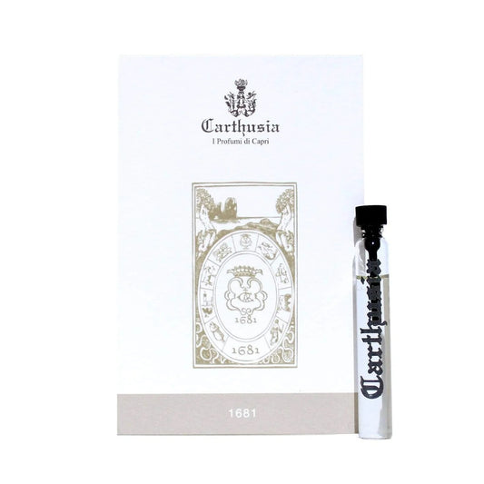 officiel parfumeprøve af Carthusia 1681 størrelse 2ml 0.06 oz., Carthusia 1681 officiel parfumeprøve 2ml