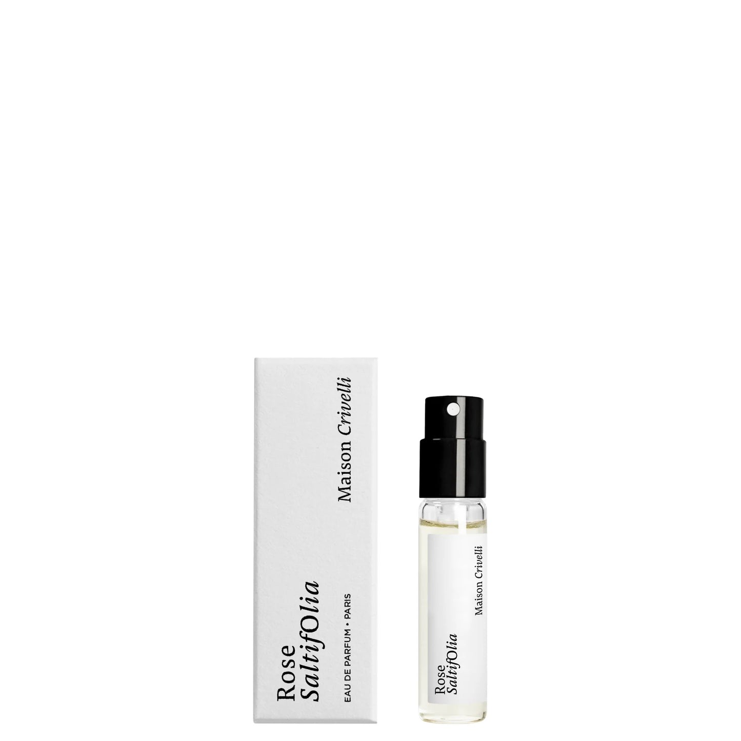 officiel parfumeprøve af Maison Crivelli Rose Saltifolia 1,5 ml 0,05 fl.oz.