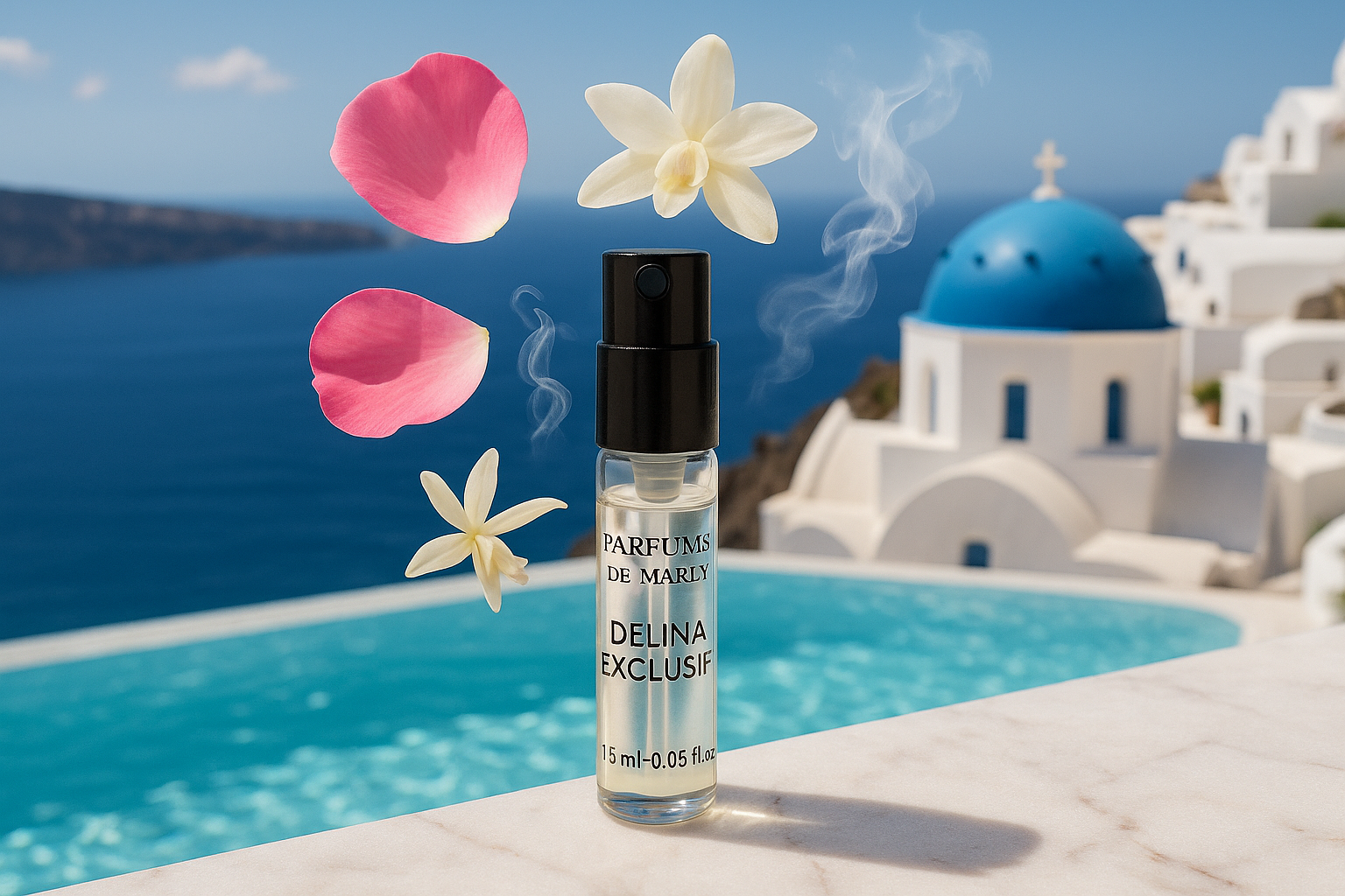 Parfums De Marly Delina Exclusif officiel duftprøve 1,5 ml 0,05 fl. o.z. parfume tester Parfums De Marly Delina Exclusif officiel duftprøve 1,5 ml 0,05 fl. o.z. parfume tester