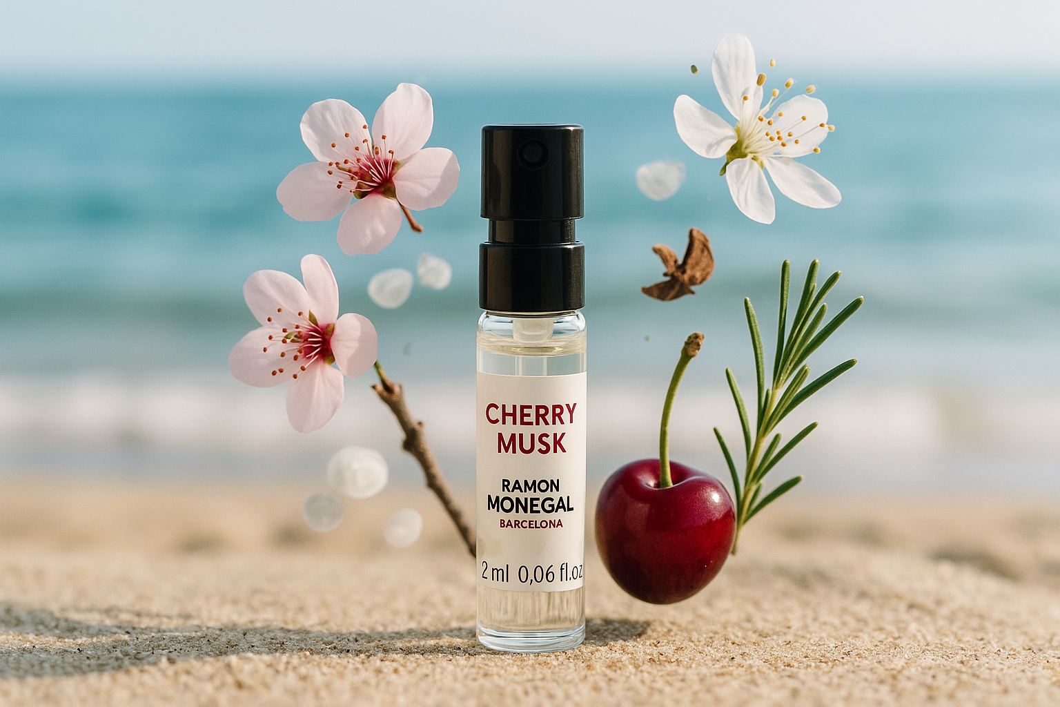 Ramon Monegal Cherry Musk officiel parfumeprøve 2ml 0,06 fl.o.z. parfume tester Ramon Monegal Cherry Musk officiel parfumeprøve 2ml 0,06 fl.o.z. parfume tester