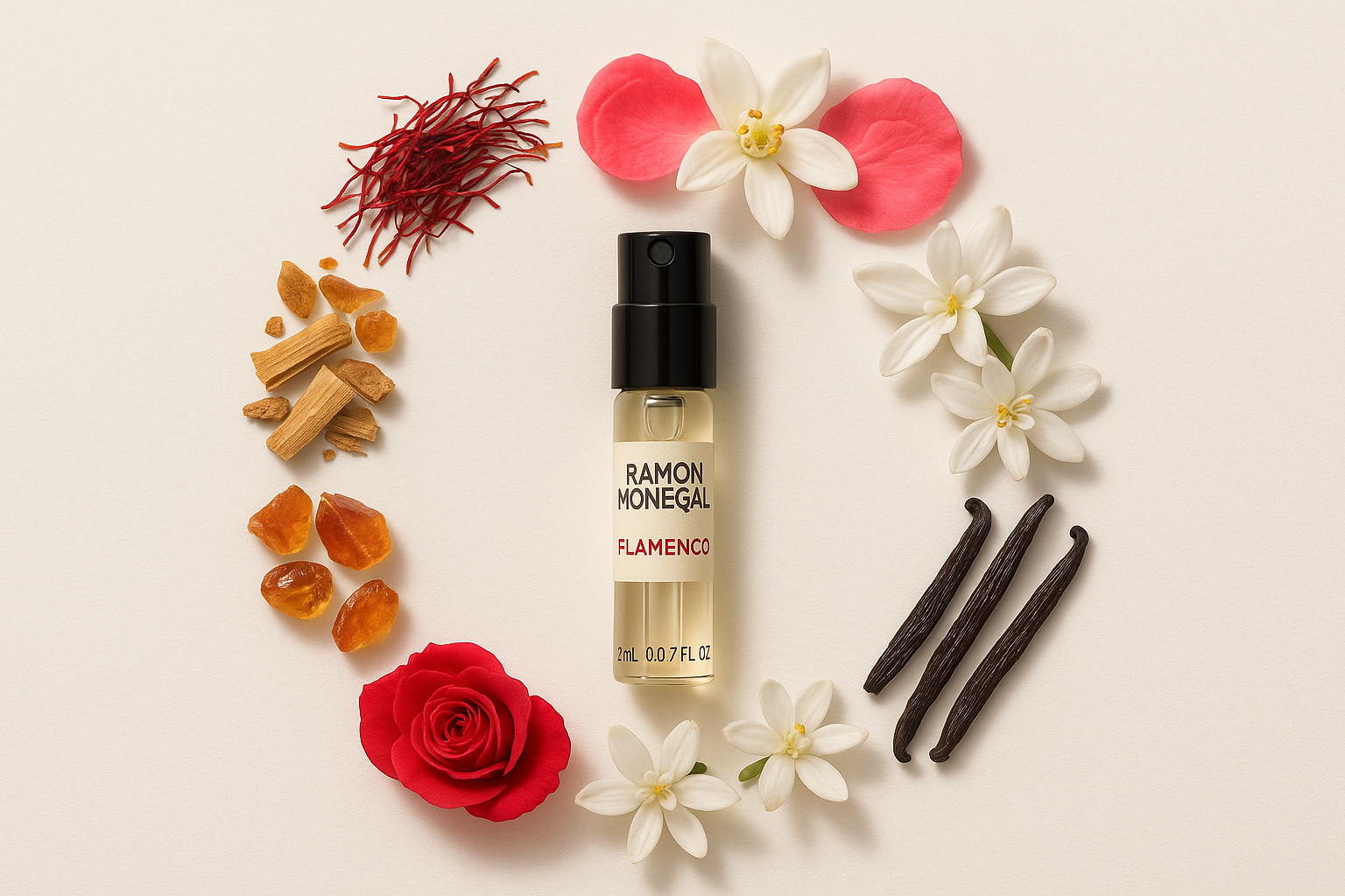 Ramon Monegal Flamenco officiel parfumeprøve 2ml 0,06 fl.o.z. parfume tester Ramon Monegal Flamenco officiel parfumeprøve 2ml 0,06 fl.o.z. parfume tester