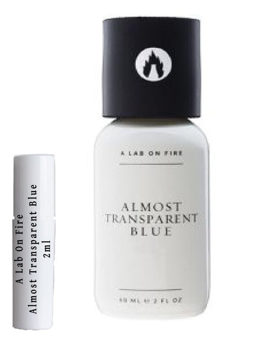 A Lab On Fire Næsten gennemsigtig blå prøver-A Lab On Fire Næsten gennemsigtig Blue-A Lab On Fire-2ml-smelltoimpress