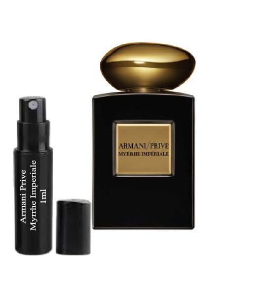 Armani Prive Myrrhe Imperiale 1ml 0,03 fl. o.z. parfumeprøve, Armani Prive Myrrhe Imperiale 1ml 0,03 fl. o.z. 液量オンス公式香水サンプル, Armani Prive Myrrhe Imperiale 1ml 0,03 fl. o.z. парфюмна проба, Armani Prive Myrrhe Imperiale 1ml 0,03 fl. o.z. échantillon d