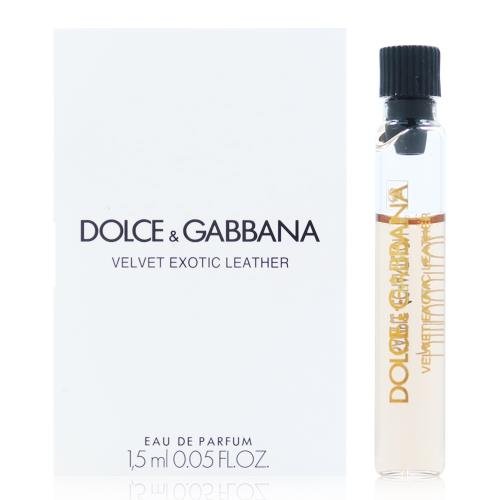 Velvet Exotic Leather By Dolce & Gabbana 1,5 ml 0,05 fl. o.z. Officiel parfumeprøve, Velvet Exotic Leather By Dolce & Gabbana 1,5 ml 0,05 fl. o.z. offizielle Parfümprobe, Velvet Exotic Leather By Dolce & Gabbana 1,5 ml 0,05 fl. o.z. muestra de parfum
