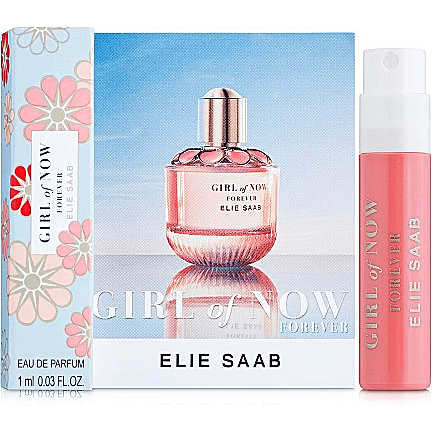 Elie Saab Girl of Now Forever 1ml 0,03 fl.oz échantillon de parfum officiel, Elie Saab Girl of Now Forever 1ml 0,03 fl.oz virallinen harjuvesinäyte, Elie Saab Girl of Now Forever 1ml 0,03 fl.oz oficjalna próbka Girl of Now Forever 1ml. parfymprov, El