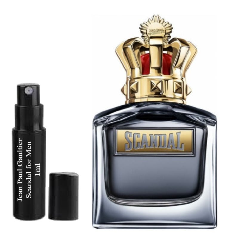 Jean Paul Gaultier Scandal for Mænd 1ml 0,03 fl. o.z. parfumeprøve, Jean Paul Gaultier Scandal for Men 1ml 0,03 fl. o.z. 液量オンス公式香水サンプル, Jean Paul Gaultier Scandal for Mænd 1ml 0,03 fl. o.z. парфюмна проба, Jean Paul Gaultier Scandal for Mænd 1ml 0,03