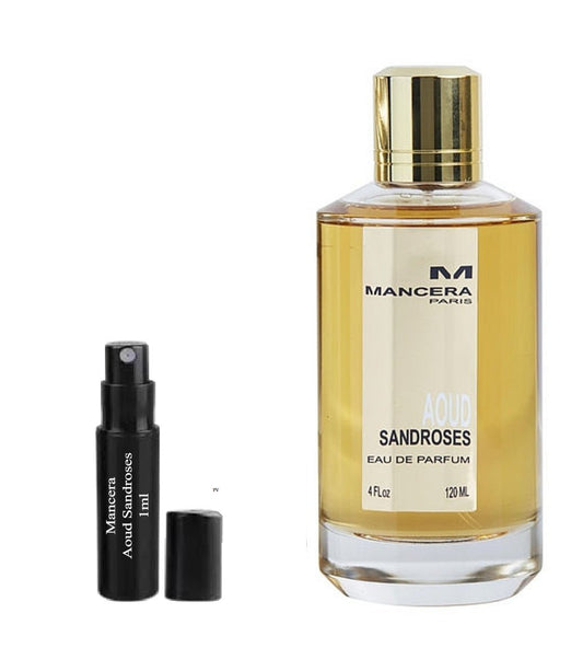 Mancera Aoud Sandroses 1ml 0,03 fl. o.z. parfumeprøve, Mancera Aoud Sandroses 1ml 0,03 fl. o.z. 液量オンス公式香水サンプル, Mancera Aoud Sandroses 1ml 0,03 fl. o.z. парфюмна проба, Mancera Aoud Sandroser 1ml 0,03 fl. o.z. échantillon de parfum, Mancera Aoud Sandr