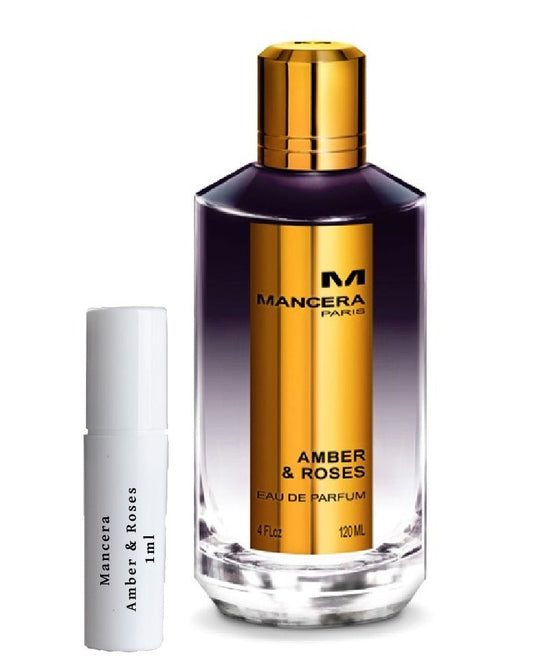 Mancera Amber & Roses prøve hætteglas spray 1ml