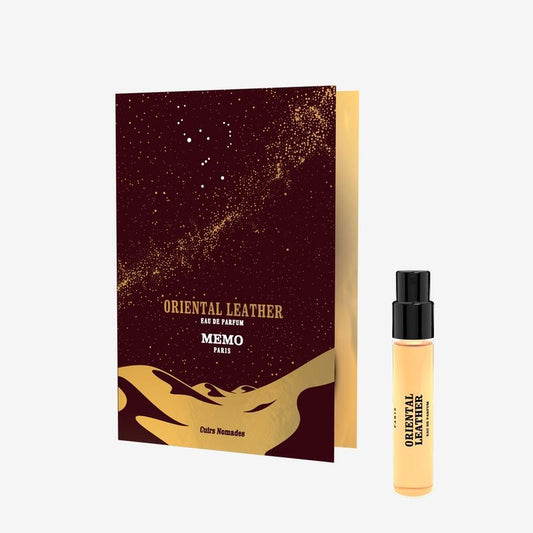 Memo Orientalsk læder 1,5 ml / 0,5 Fl. Oz. officielle prøve