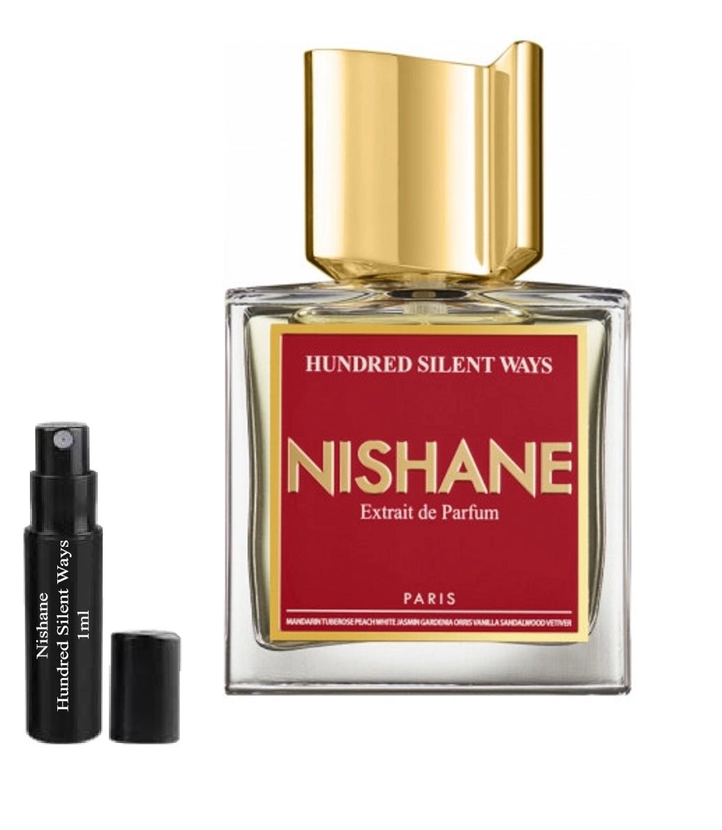 Nishane Hundred Silent Ways 1ml 0,03 fl. o.z. parfumeprøve, Nishane Hundred Silent Ways 1ml 0,03 fl. o.z. 液量オンス公式香水サンプル, Nishane Hundred Silent Ways 1ml 0,03 fl. o.z. парфюмна проба, Nishane Hundred Silent Ways 1ml 0,03 fl. o.z. échantillon de parfum