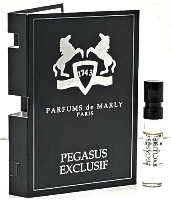Parfums De Marly Pegasus Exclusif officiel parfumeprøve 1,5 ml 0,05 fl. o.z. parfume tester Parfums De Marly Pegasus Exclusif officiel parfumeprøve 1,5 ml 0,05 fl. o.z. parfume tester