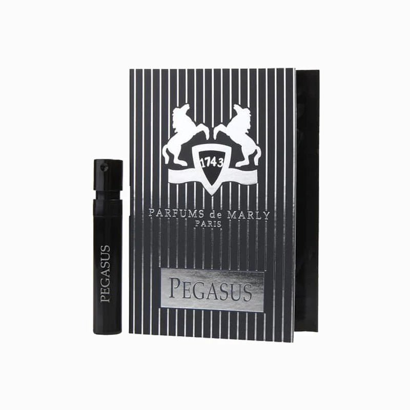 Parfums De Marly Pegasus 1,5ml 0,05 fl. o.z. Officiel parfumeprøve, Parfums De Marly Pegasus 1,5 ml 0,05 fl. o.z. offizielle Parfümprobe, Parfums De Marly Pegasus 1,5ml 0,05 fl. o.z. muestra de parfume oficial, Parfums De Marly Pegasus 1,5ml 0,05 fl.