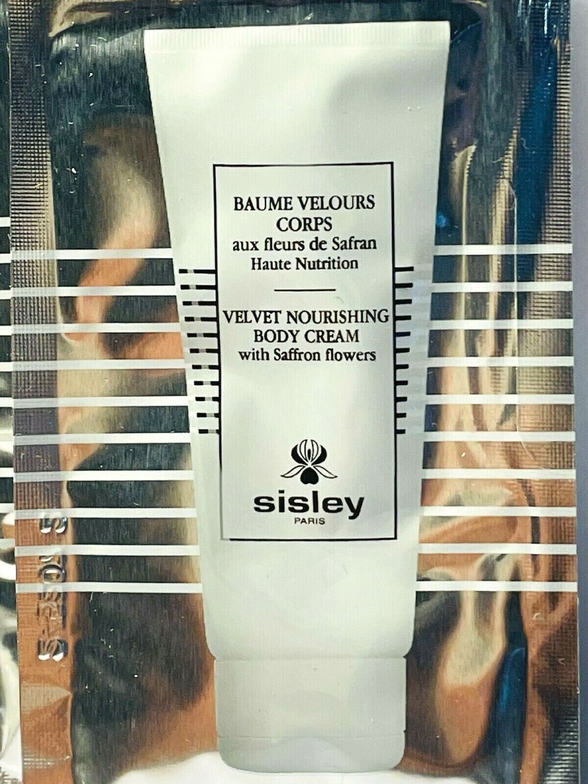 Sisley Velvet Nærende kropscreme med safranblomster 8ml 0,27 fl. oz. officielle hudplejeprøver