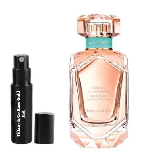 TIFFANY & CO ROSE GOLD parfumeprøver, TIFFANY & CO ROSE GOLD prøve 1 ml, Tiffany & Co Rose Gold duftprøver