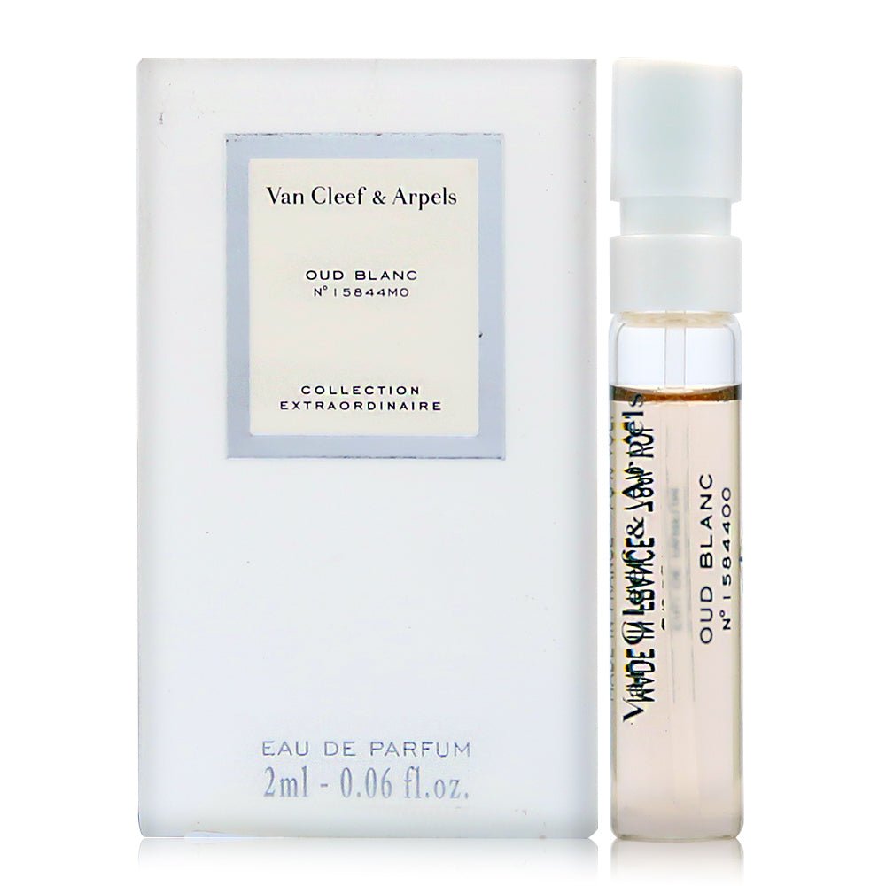Van Cleef & Arpels Oud Blanc 2ml 0,07 fl. oz. Officiel parfumeprøve, Van Cleef & Arpels Oud Blanc 2ml 0,07 fl. oz. offizielle Parfümprobe, Van Cleef & Arpels Oud Blanc 2ml 0,07 fl. oz. muestra de parfume oficial, Van Cleef & Arpels Oud Blanc 2ml 0,07