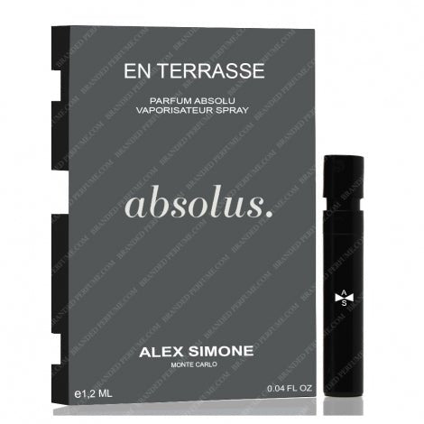 Alex Simone En Terrasse Parfum Absolu 1,2ml 0,04 fl. oz. officielle parfumeprøver