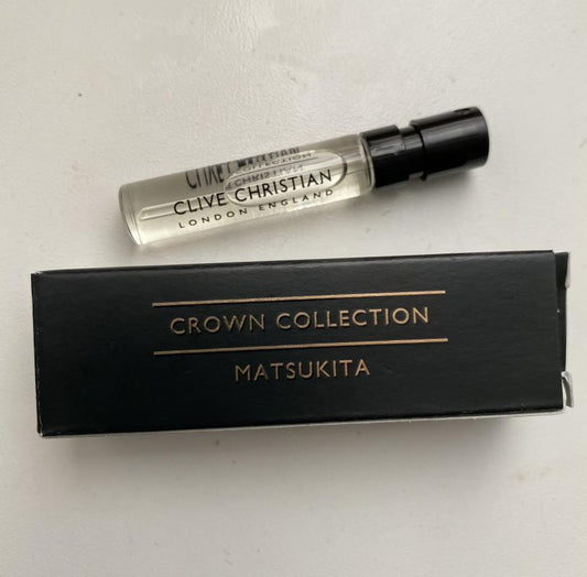 Clive Christian Matsukita 2ml 0,06 fl. oz. officiel parfumeprøve, Clive Christian Matsukita 2ml 0,06 fl. oz. 官方香水样品, Clive Christian Matsukita 2ml 0,06 fl. oz. officieel parfumstalen, Clive Christian Matsukita 2ml 0,06 fl. oz. échantillon de parfum o