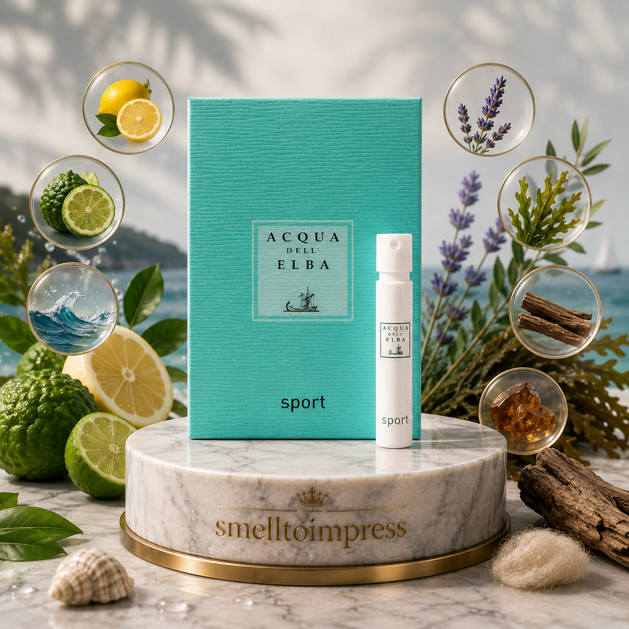 billede af Acqua Dell' Elba Sport officiel parfumeprøve 1,2 ml 0,04 fl. oz