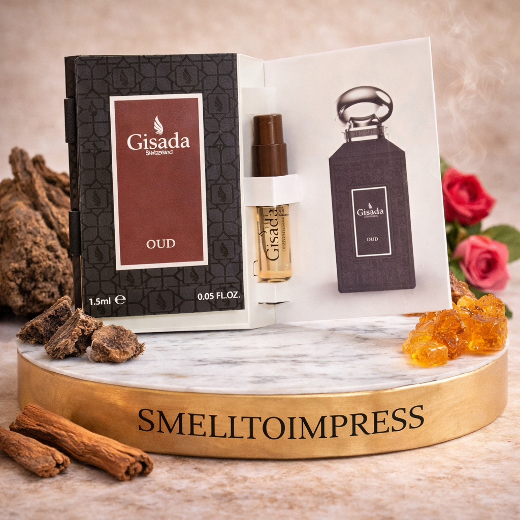 image of Gisada Oud 1.5ML 0.05 fl. oz. official perfume sample