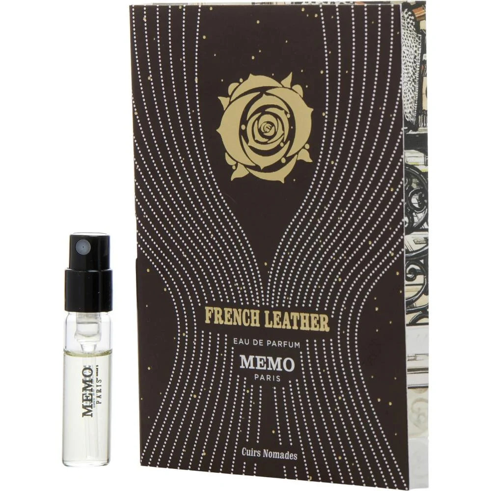 Memo fransk læder 1,5 ml - 0,5 Fl. Oz. officiel prøve parfumetester