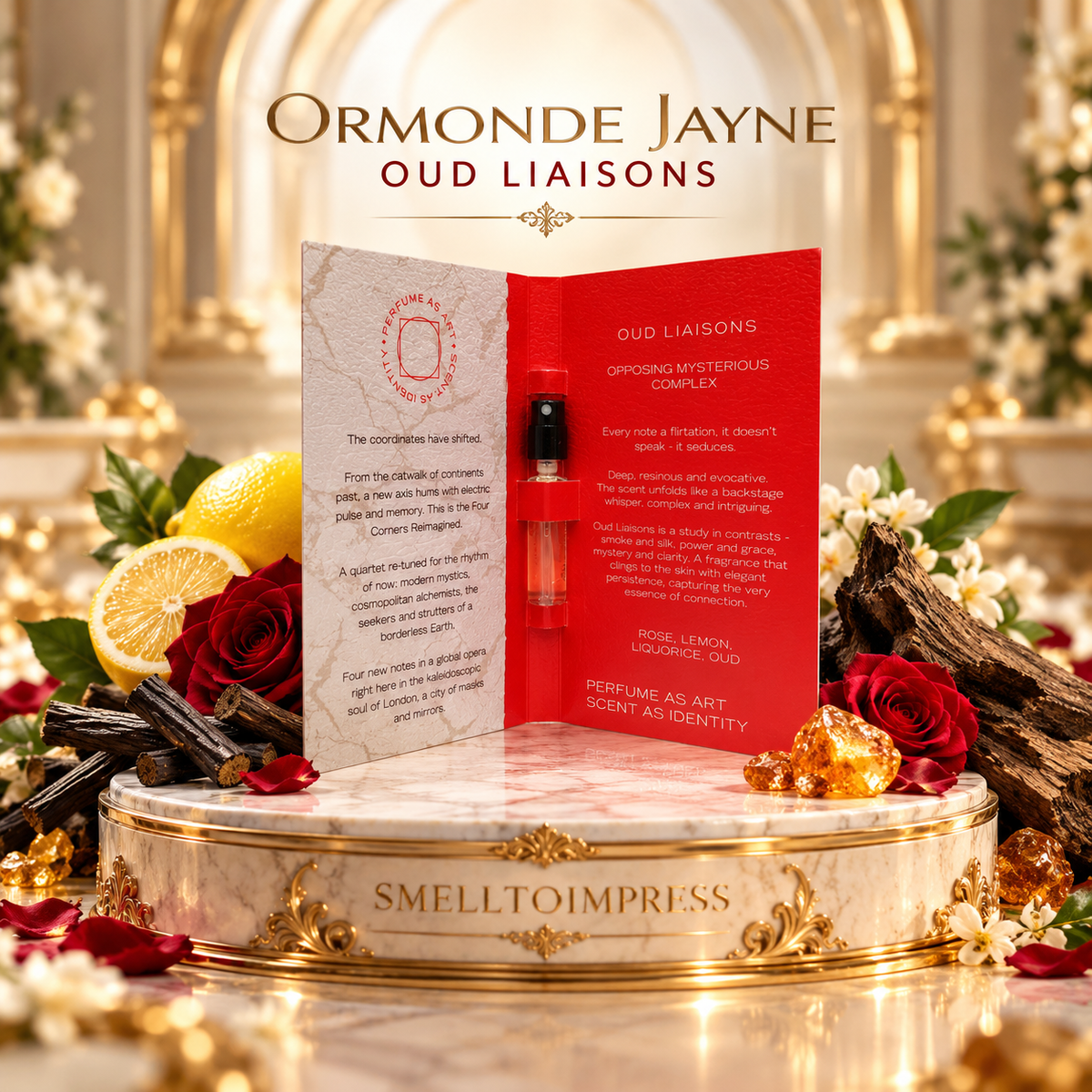 billede af officiel parfumeprøve Ormonde Jayne Oud Liaisons 2,5 ml