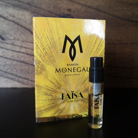 Ramon Monegal Faisa Pure Joy officiel parfumeprøve 2ml 0,06 fl.o.z. parfume tester