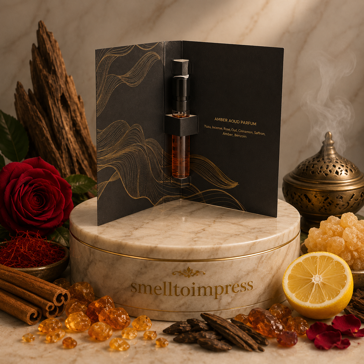 billede af Roja Amber Aoud 2 ml 0,06 fl. oz. officiel parfumeprøve
