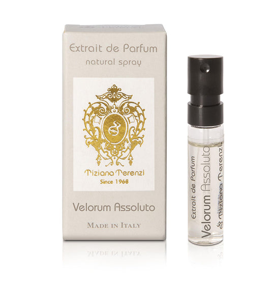 TIZIANA TERENZI Velorum Assoluto Extrait de parfum 0,05 OZ 1,5 ML officiel parfumeprøve parfumetester