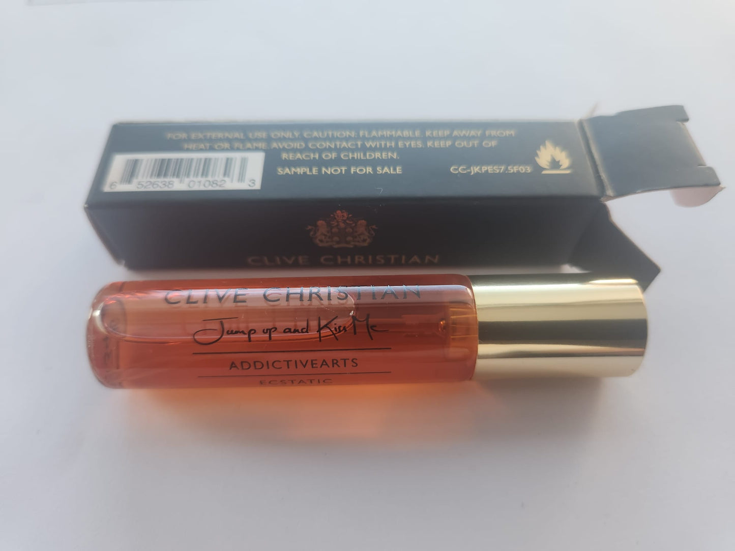 officiel parfumeprøve af Clive Christian Addictive Arts JUMP Up And KISS Me ECSTATIC 7.5ml 0.25 fl. oz.