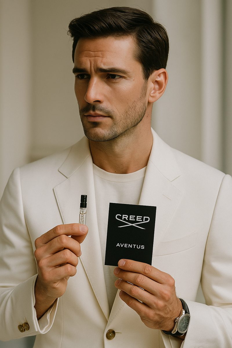 official perfume sample of Creed Aventus for Men 1.7ml 0.05 oz. perfume tester