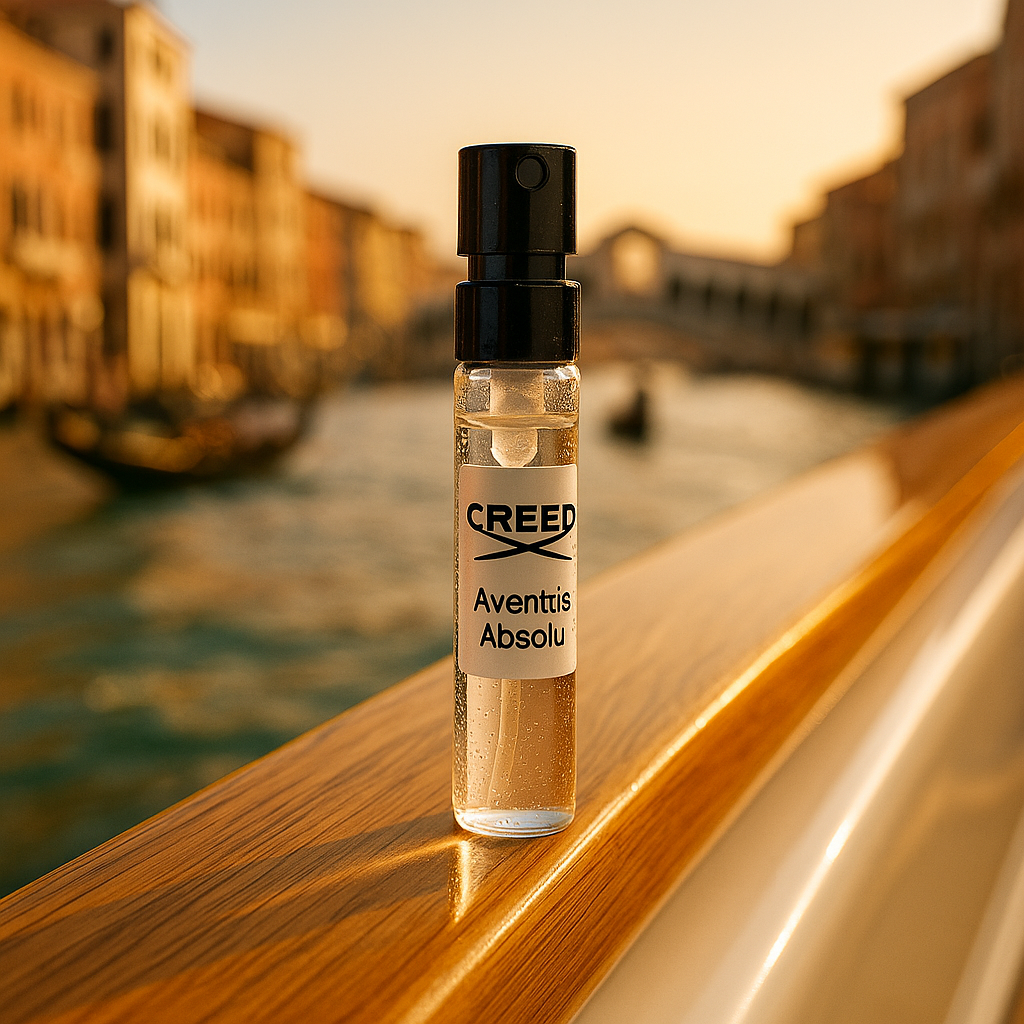 officielle parfumeprøver af Creed Aventus Absolu duft 1,7 ml 0,05 oz. parfume tester