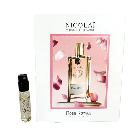 official perfume samples of Nicolai Rose Royale fragrance 1.8ml 0.07 oz. perfume tester
