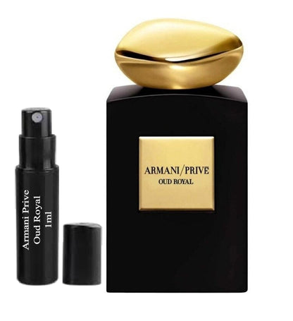 Armani Prive Oud Royal 1ml 0,03 fl. o.z. parfumeprøve, Armani Prive Oud Royal 1ml 0,03 fl. o.z. 液量オンス公式香水サンプル, Armani Prive Oud Royal 1ml 0,03 fl. o.z. парфюмна проба, Armani Prive Oud Royal 1ml 0,03 fl. o.z. échantillon de parfum, Armani Prive Oud R