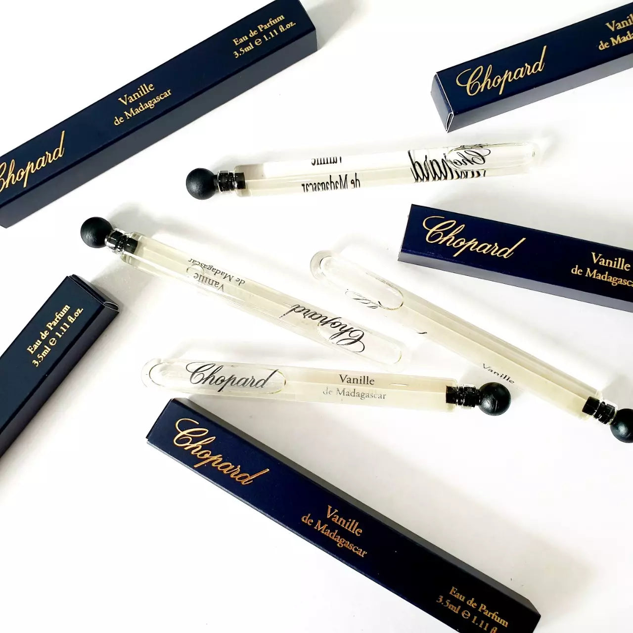 Chopard Vanille de Madagascar 3,5 ml 0,12 fl. oz. officiel prøve-Chopard Rose Seljuke-Chopard Haute Parfumerie-Chopard Rose Seljuke 3,5 ml 0,12 fl. oz. mini-smelltoimpress