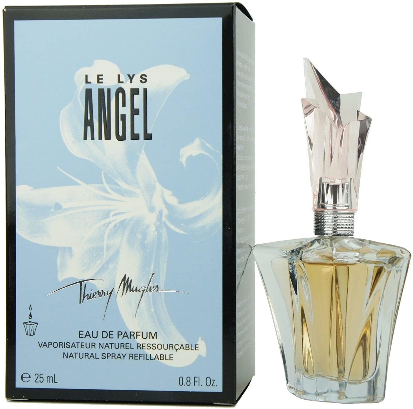 Thierry Mugler Angel Le Lys udgået duft-Thierry Mugler Angel Lily Le Lys-Thierry Mugler-25ml Detail Packed-smelltoimpress